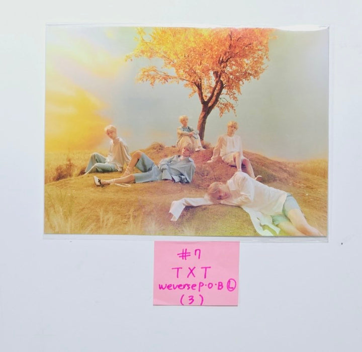 TXT "minisode 3: TOMORROW" - Weverse Shop Pre-Order Benefit Photocard, Postcard [Light Ver.] [24.4.4] - HALLYUSUPERSTORE