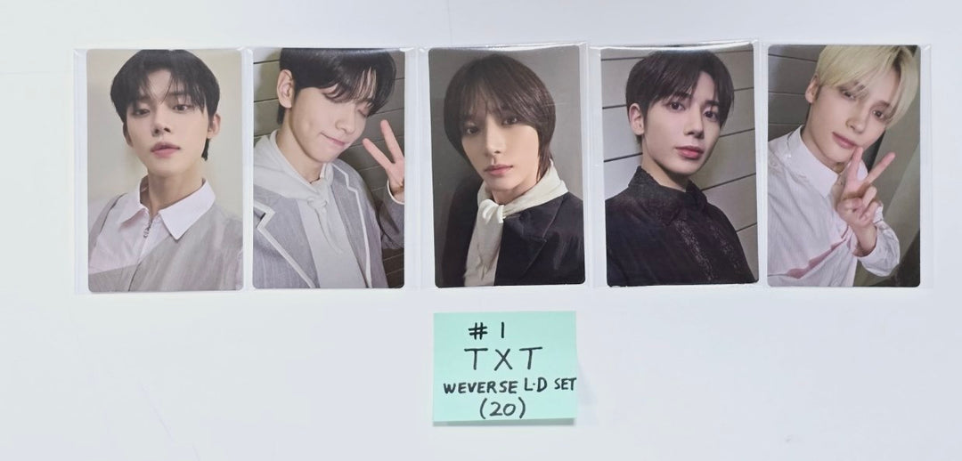 TXT "minisode 3: TOMORROW" - [Weverse Shop, Soundwave, M2U, Powerstation] Lucky Draw Event Photocards Set (5EA) [24.4.5] - HALLYUSUPERSTORE