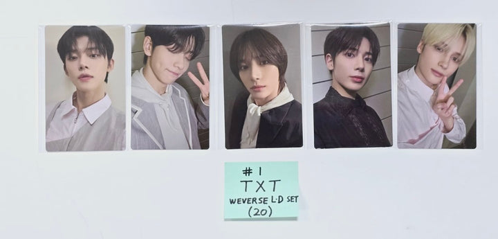 TXT "minisode 3: TOMORROW" - [Weverse Shop, Soundwave, M2U, Powerstation] Lucky Draw Event Photocards Set (5EA) [24.4.5] - HALLYUSUPERSTORE
