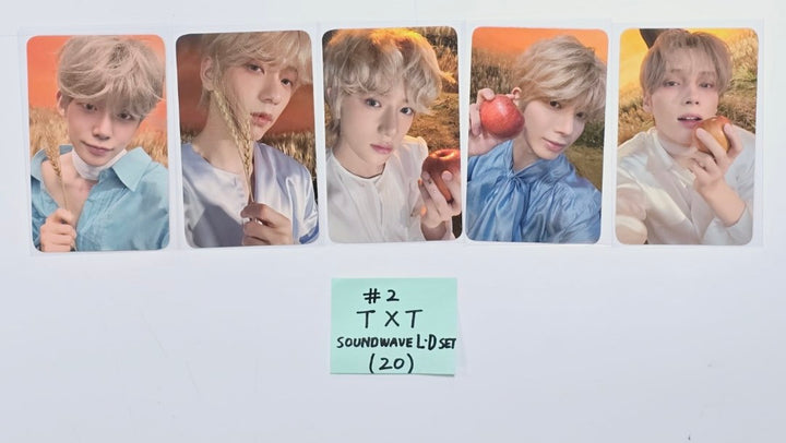 TXT "minisode 3: TOMORROW" - [Weverse Shop, Soundwave, M2U, Powerstation] Lucky Draw Event Photocards Set (5EA) [24.4.5] - HALLYUSUPERSTORE
