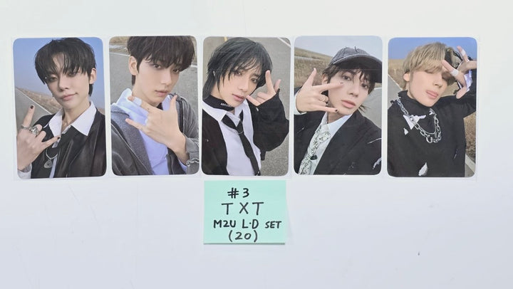 TXT "minisode 3: TOMORROW" - [Weverse Shop, Soundwave, M2U, Powerstation] Lucky Draw Event Photocards Set (5EA) [24.4.5] - HALLYUSUPERSTORE