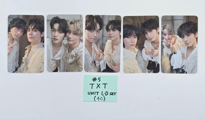 TXT "minisode 3: TOMORROW" - [Weverse Shop, Soundwave, M2U, Powerstation] Lucky Draw Event Photocards Set (5EA) [24.4.5] - HALLYUSUPERSTORE