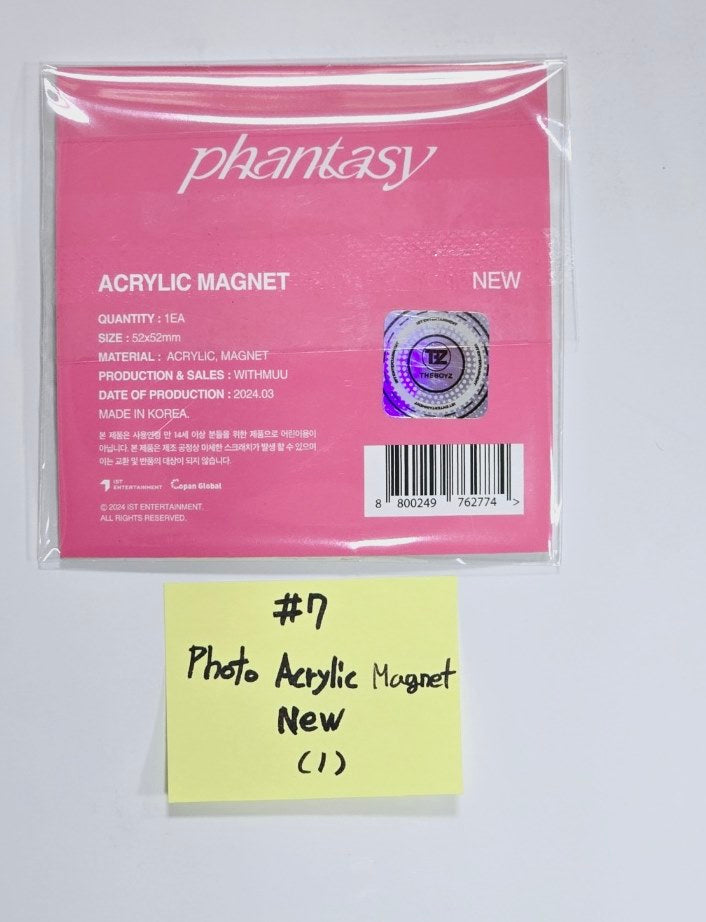 The Boyz "Phantasy" - Pop-Up Store MD (1) (Photo Acrylic Magnet, Board Parts Key Ring, Necklace) [24.4.5] - HALLYUSUPERSTORE