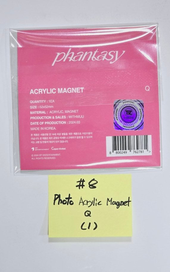 The Boyz "Phantasy" - Pop-Up Store MD (1) (Photo Acrylic Magnet, Board Parts Key Ring, Necklace) [24.4.5] - HALLYUSUPERSTORE