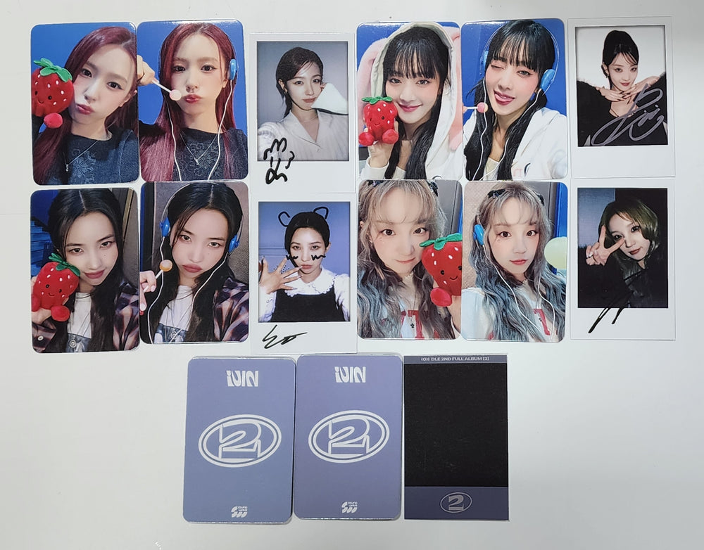 (g) I-DLE "2" 2nd Full Album - Soundwave Lucky Draw Event Photocard [24.4.8] - HALLYUSUPERSTORE
