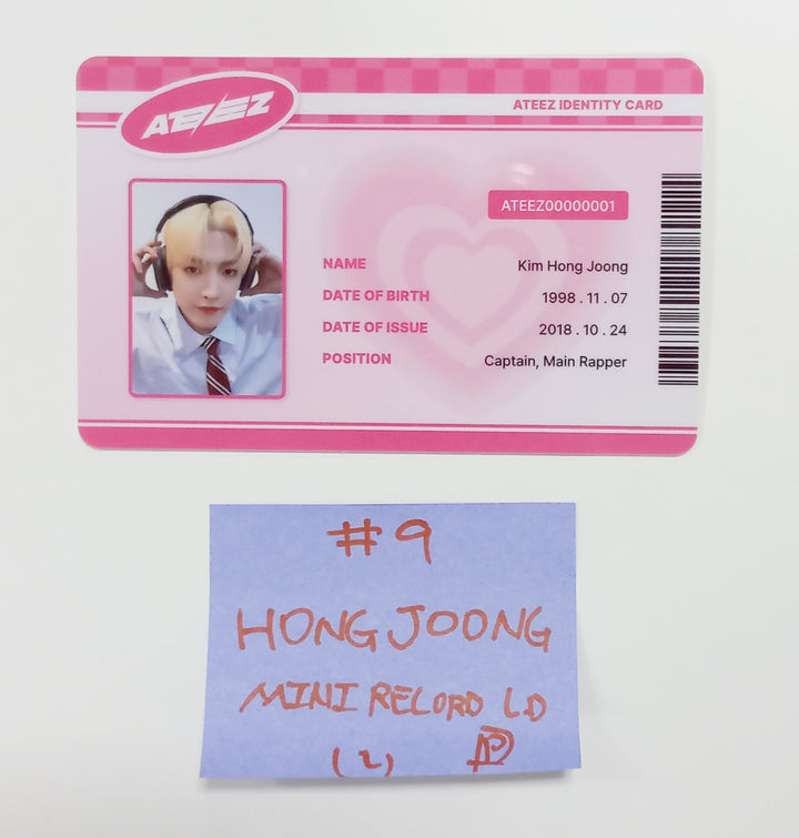 Ateez "The World Ep.Fin : Will" - Mini Record Lucky Draw Event Photocard, ID Card [Platform Ver.] [24.4.12] - HALLYUSUPERSTORE