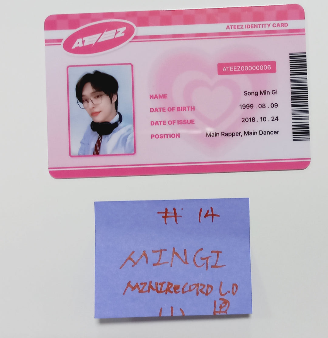 Ateez "The World Ep.Fin : Will" - Mini Record Lucky Draw Event Photocard, ID Card [Platform Ver.] [24.4.12] - HALLYUSUPERSTORE