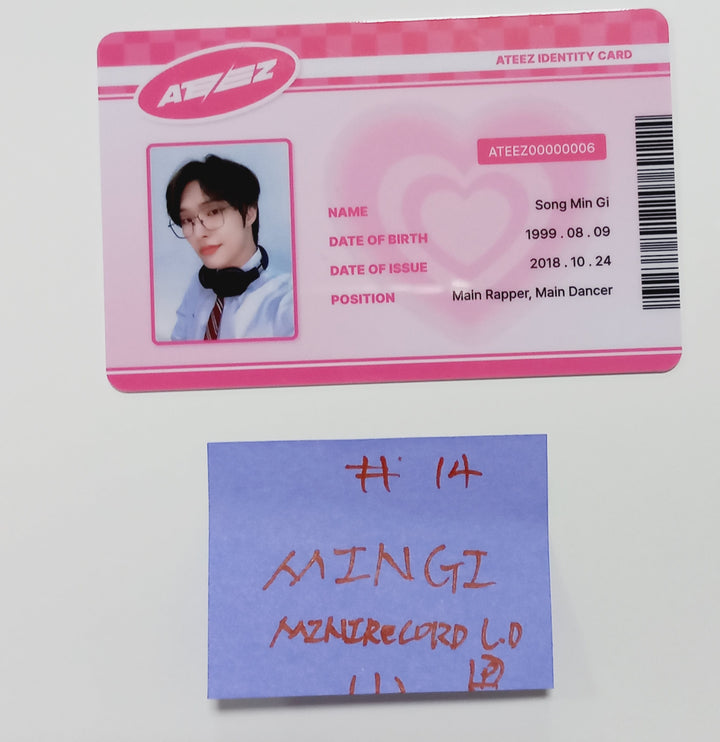 Ateez "The World Ep.Fin : Will" - Mini Record Lucky Draw Event Photocard, ID Card [Platform Ver.] [24.4.12] - HALLYUSUPERSTORE