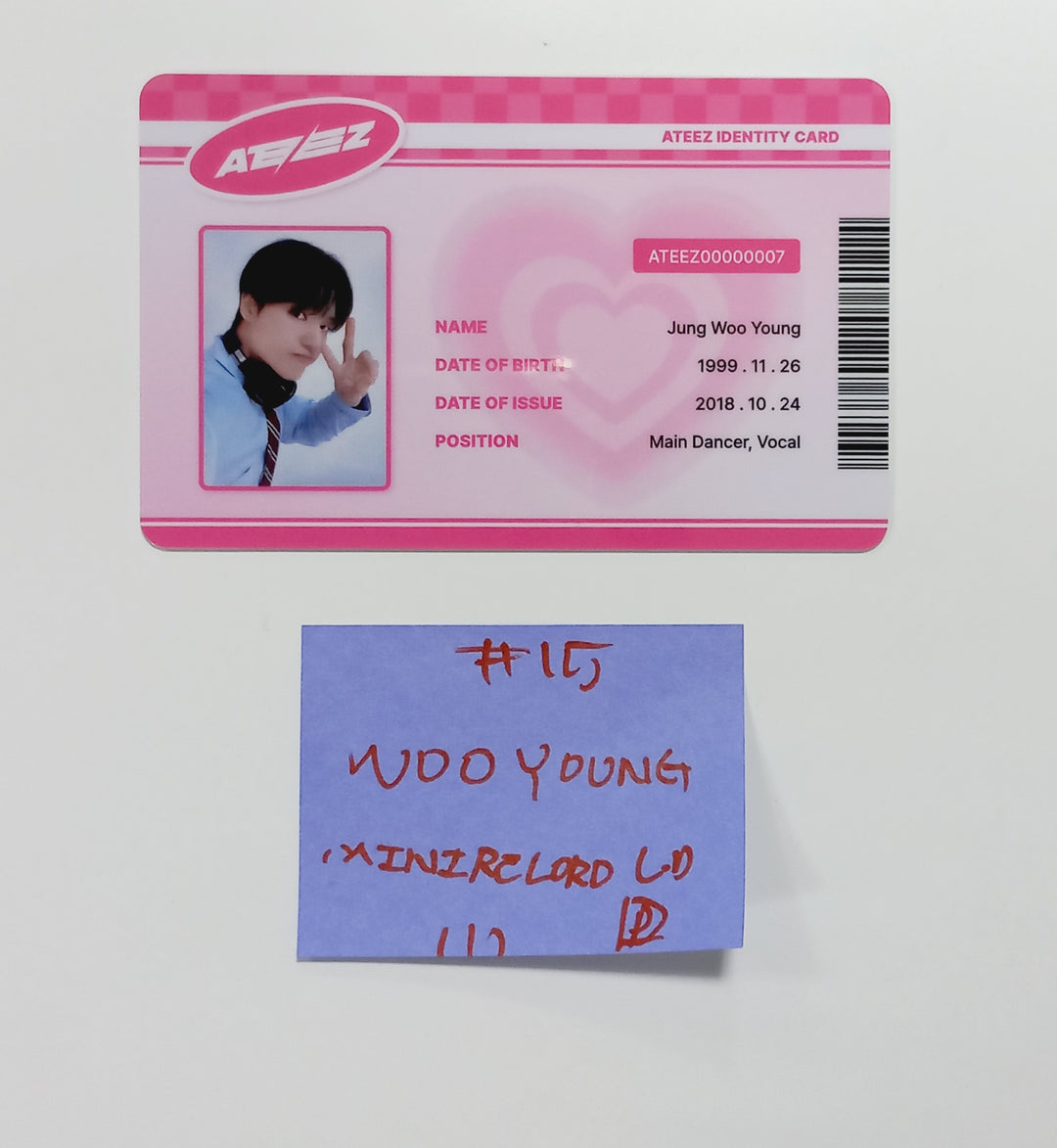 Ateez "The World Ep.Fin : Will" - Mini Record Lucky Draw Event Photocard, ID Card [Platform Ver.] [24.4.12] - HALLYUSUPERSTORE