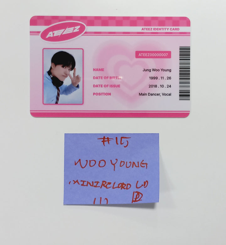 Ateez "The World Ep.Fin : Will" - Mini Record Lucky Draw Event Photocard, ID Card [Platform Ver.] [24.4.12] - HALLYUSUPERSTORE