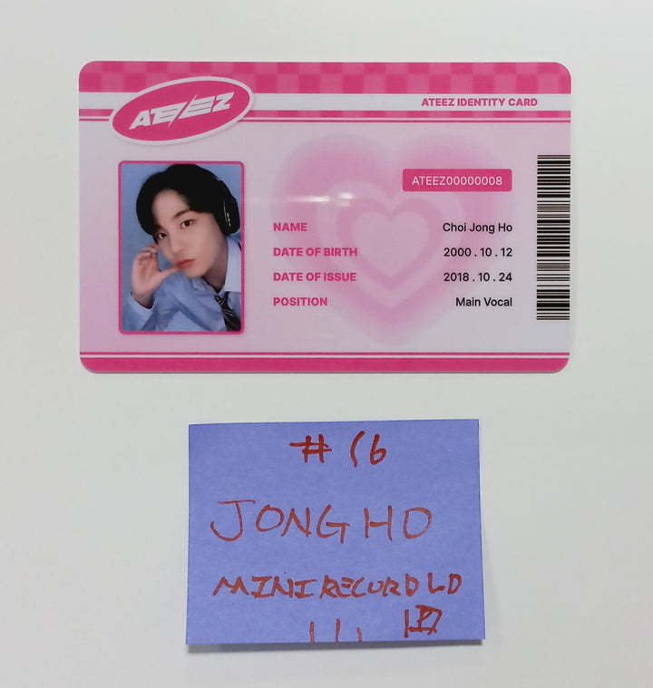 Ateez "The World Ep.Fin : Will" - Mini Record Lucky Draw Event Photocard, ID Card [Platform Ver.] [24.4.12] - HALLYUSUPERSTORE