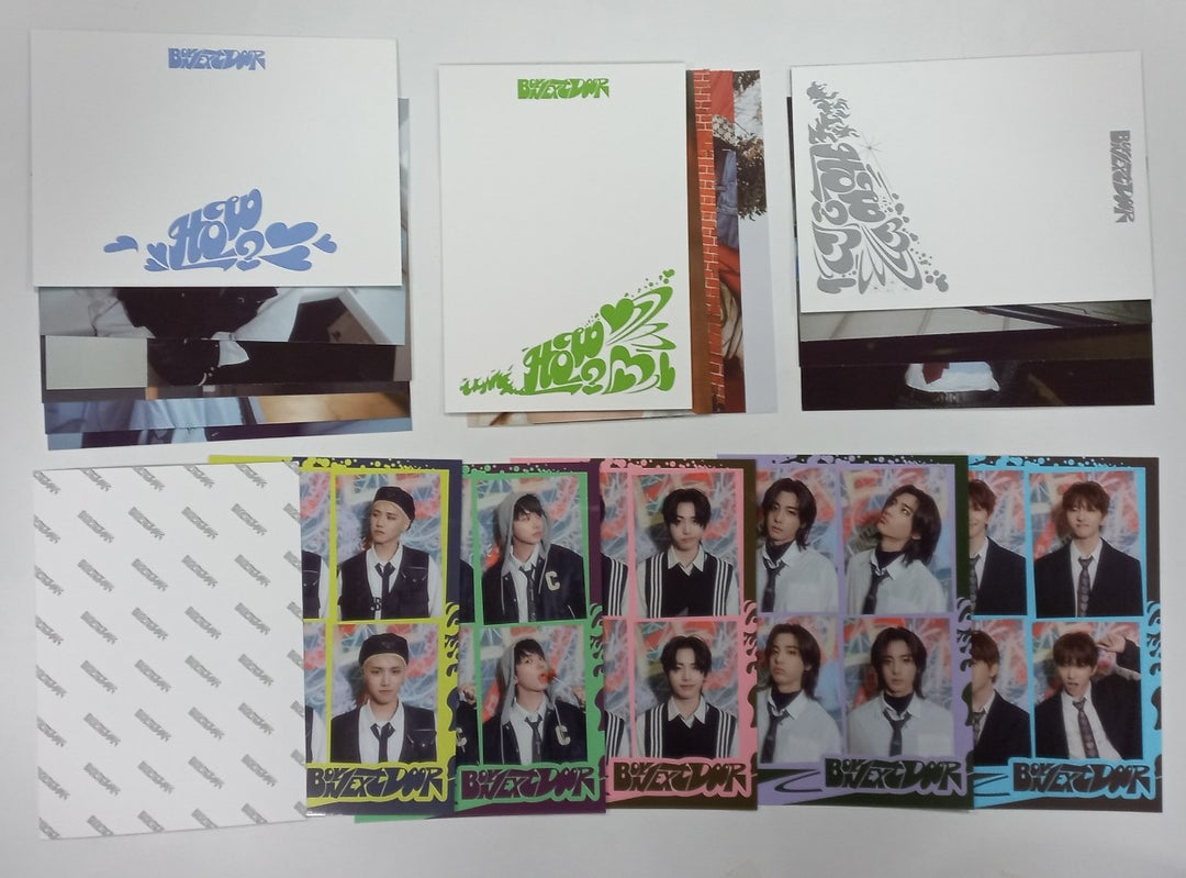 Boynextdoor  "HOW?" - Official Postcard Set, 4 Cut Photo Set (6EA) [24.4.16] - HALLYUSUPERSTORE