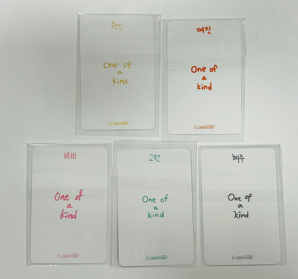 Loossemble "One of a Kind" - Ktown4U Official MD Event Photocard [24.4.17] - HALLYUSUPERSTORE