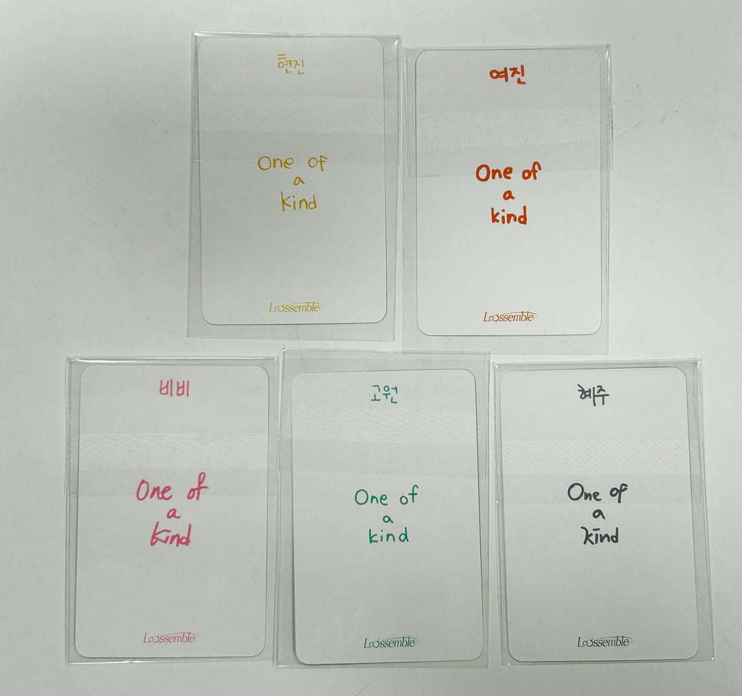 Loossemble "One of a Kind" - Ktown4U Official MD Event Photocard [24.4.17] - HALLYUSUPERSTORE