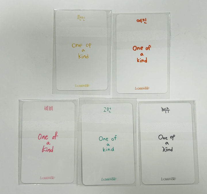 Loossemble "One of a Kind" - Ktown4U Official MD Event Photocard [24.4.17] - HALLYUSUPERSTORE