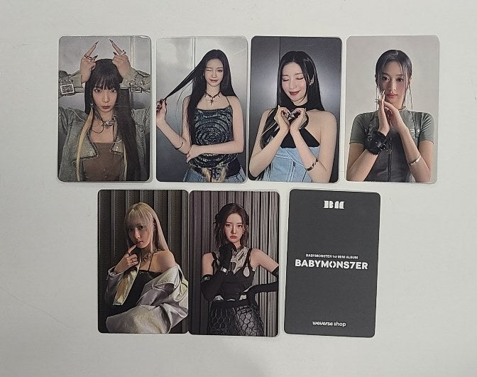 BABYMONSTER "BABYMONS7ER" - Weverse Shop Count Dow Special Event Photocard [Tag Album Ver.] [24.4.18] - HALLYUSUPERSTORE
