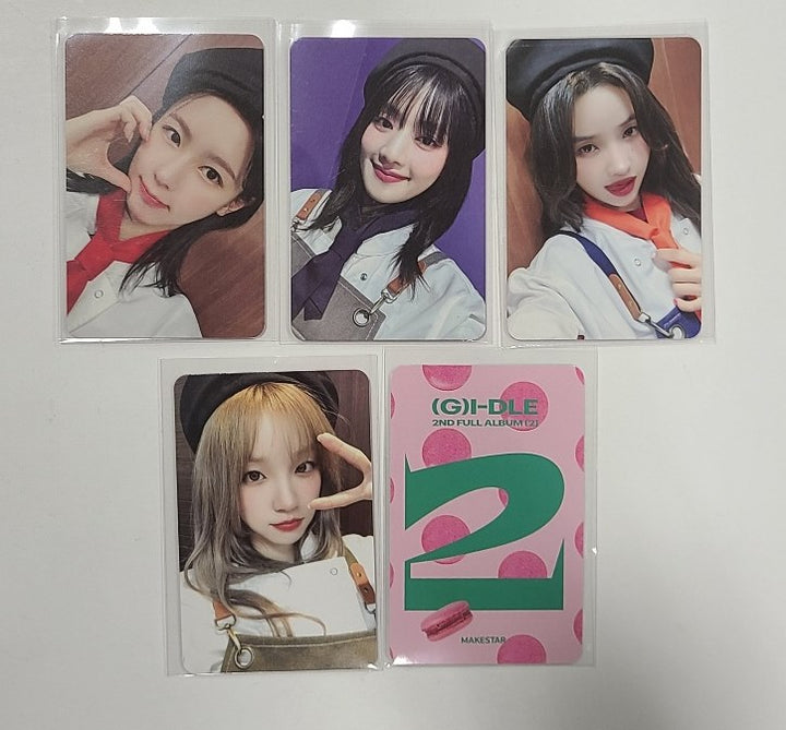(g) I-DLE "2" 2nd Full Album - Makestar Fansign Event Photocard Round 5 [Pocaalbum Ver.] [24.4.18] - HALLYUSUPERSTORE