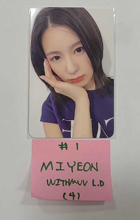 (g) I-DLE "2" 2nd Full Album -  Withmuu Luckydraw Event Photocard Round 2 [24.4.18] - HALLYUSUPERSTORE