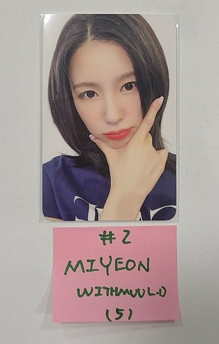 (g) I-DLE "2" 2nd Full Album -  Withmuu Luckydraw Event Photocard Round 2 [24.4.18] - HALLYUSUPERSTORE