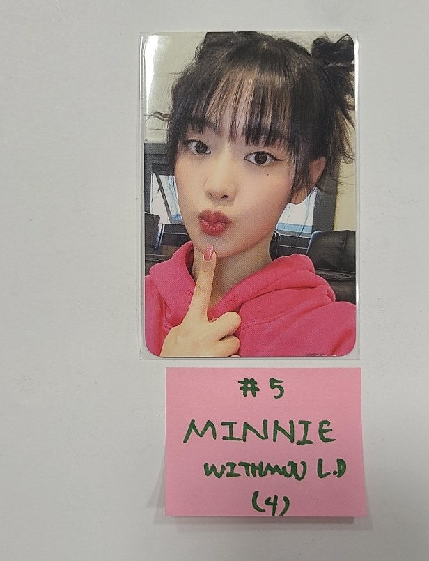 (g) I-DLE "2" 2nd Full Album -  Withmuu Luckydraw Event Photocard Round 2 [24.4.18] - HALLYUSUPERSTORE