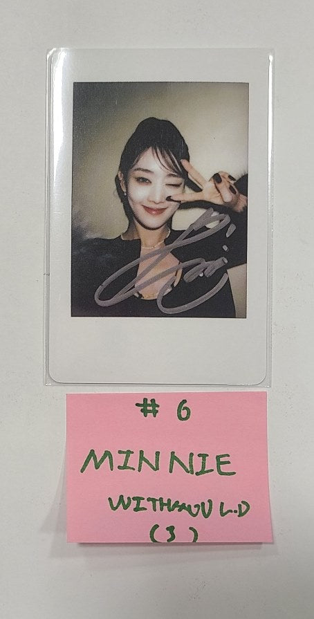 (g) I-DLE "2" 2nd Full Album -  Withmuu Luckydraw Event Photocard Round 2 [24.4.18] - HALLYUSUPERSTORE