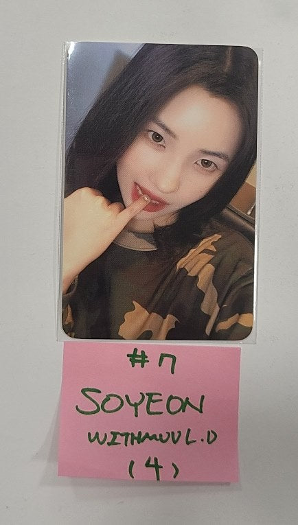 (g) I-DLE "2" 2nd Full Album -  Withmuu Luckydraw Event Photocard Round 2 [24.4.18] - HALLYUSUPERSTORE