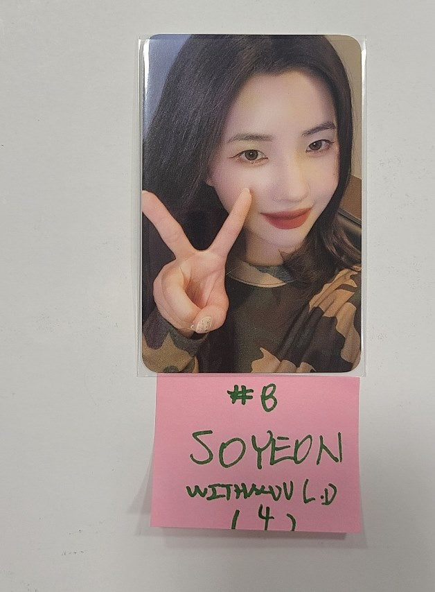(g) I-DLE "2" 2nd Full Album -  Withmuu Luckydraw Event Photocard Round 2 [24.4.18] - HALLYUSUPERSTORE