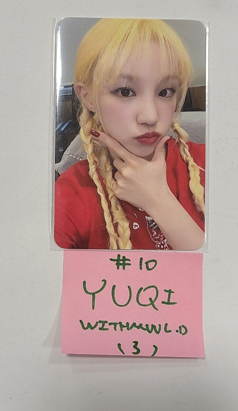 (g) I-DLE "2" 2nd Full Album -  Withmuu Luckydraw Event Photocard Round 2 [24.4.18] - HALLYUSUPERSTORE