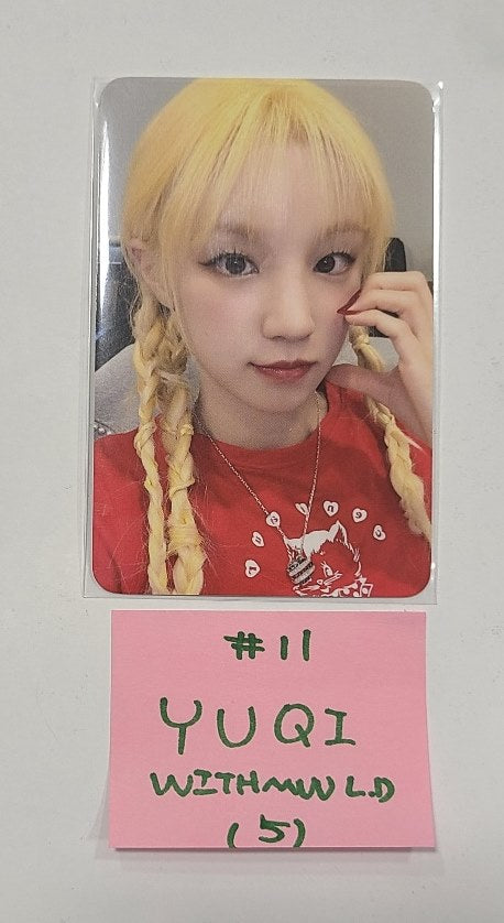 (g) I-DLE "2" 2nd Full Album -  Withmuu Luckydraw Event Photocard Round 2 [24.4.18] - HALLYUSUPERSTORE
