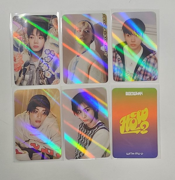 Boynextdoor  "HOW?" - Withmuu Pre-Order Benefit Hologram Photocard [Sticker Ver.] [24.4.18] - HALLYUSUPERSTORE