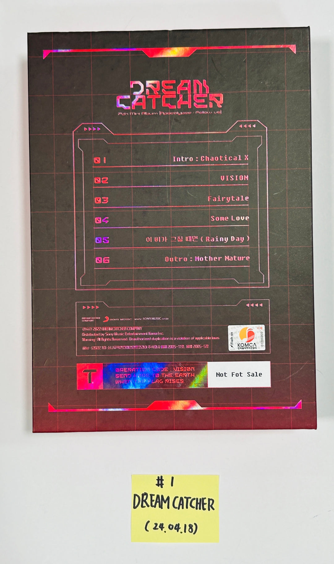 Dreamcatcher - Hand Autographed(Signed) Promo Album [24.4.18] - HALLYUSUPERSTORE