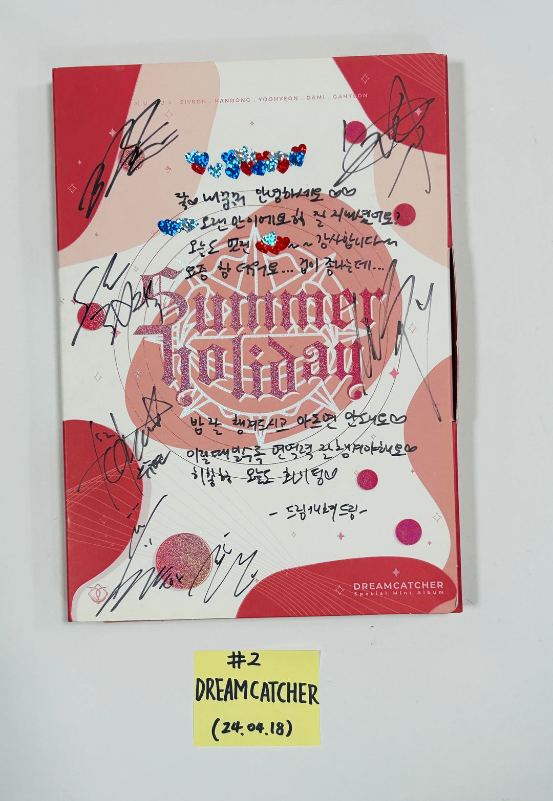 Dreamcatcher - Hand Autographed(Signed) Promo Album [24.4.18] - HALLYUSUPERSTORE