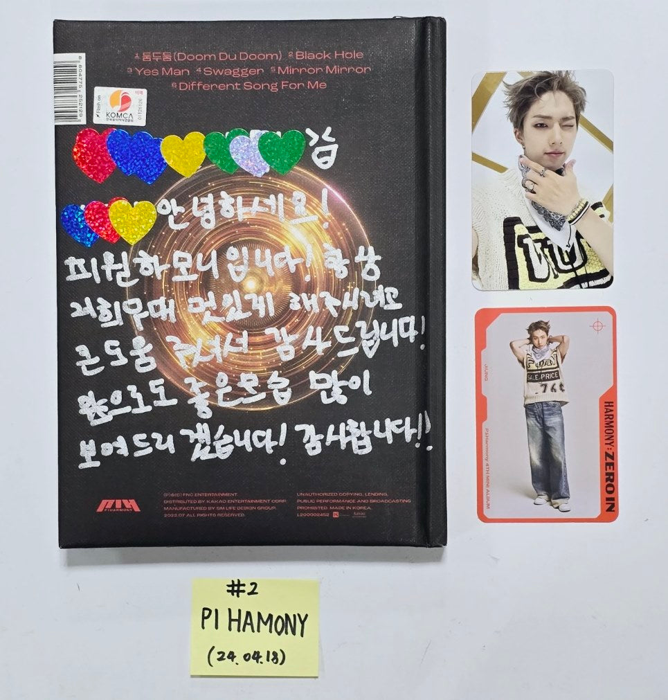 P1harmony - Hand Autographed(Signed) Promo Album [24.4.18] - HALLYUSUPERSTORE
