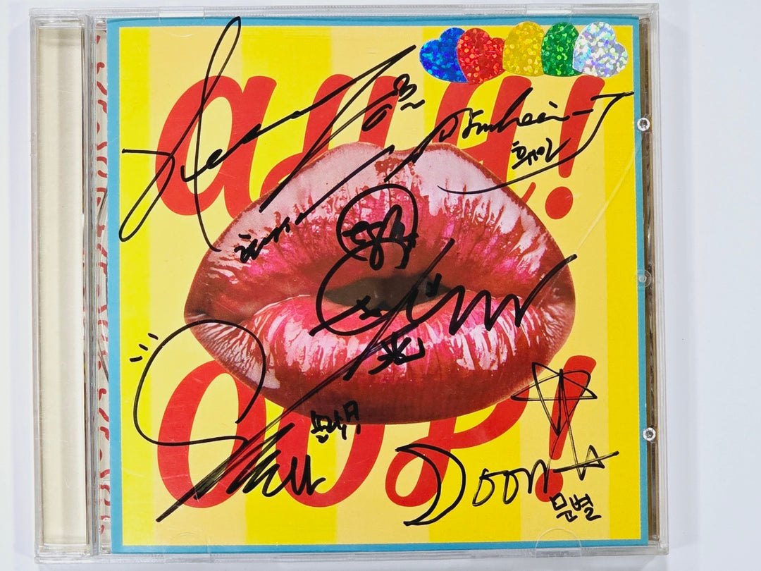 Mamamoo and Solar, Whee In, Hwasa, Moonbyul (of Mamamoo) - Hand Autographed(Signed) Promo Album [24.4.18] - HALLYUSUPERSTORE