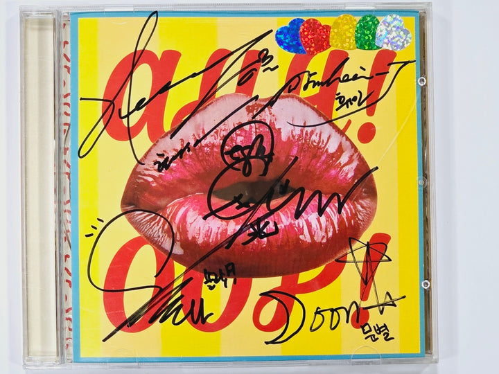 Mamamoo and Solar, Whee In, Hwasa, Moonbyul (of Mamamoo) - Hand Autographed(Signed) Promo Album [24.4.18] - HALLYUSUPERSTORE