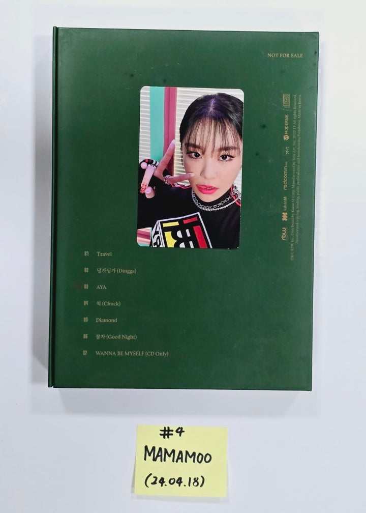Mamamoo and Solar, Whee In, Hwasa, Moonbyul (of Mamamoo) - Hand Autographed(Signed) Promo Album [24.4.18] - HALLYUSUPERSTORE