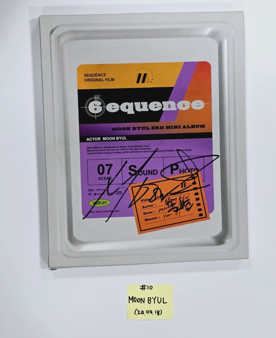 Mamamoo and Solar, Whee In, Hwasa, Moonbyul (of Mamamoo) - Hand Autographed(Signed) Promo Album [24.4.18] - HALLYUSUPERSTORE
