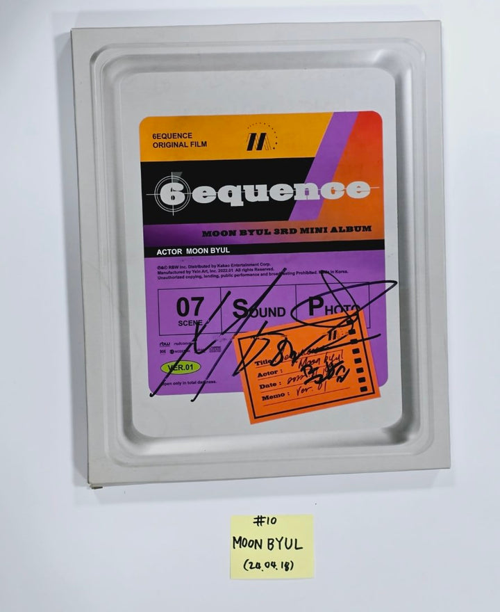 Mamamoo and Solar, Whee In, Hwasa, Moonbyul (of Mamamoo) - Hand Autographed(Signed) Promo Album [24.4.18] - HALLYUSUPERSTORE