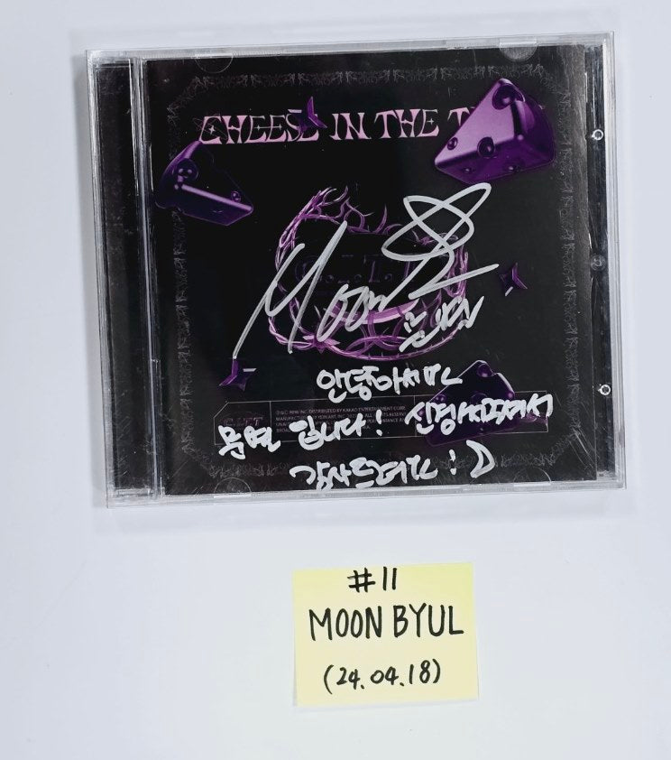 Mamamoo and Solar, Whee In, Hwasa, Moonbyul (of Mamamoo) - Hand Autographed(Signed) Promo Album [24.4.18] - HALLYUSUPERSTORE