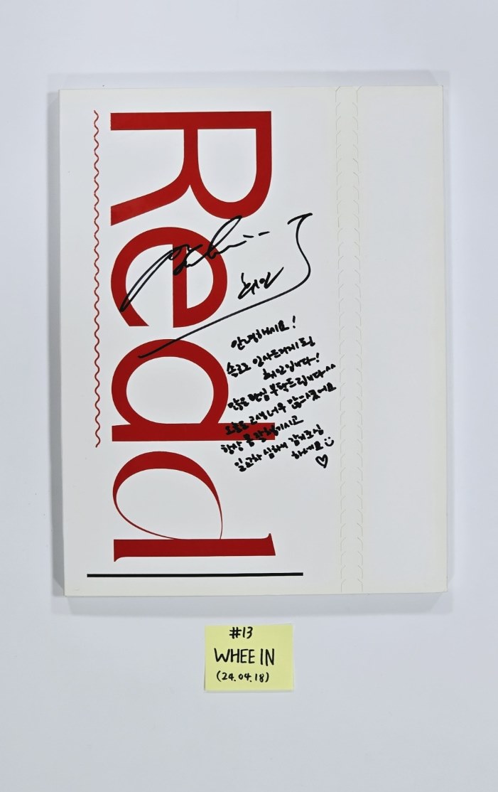 Mamamoo and Solar, Whee In, Hwasa, Moonbyul (of Mamamoo) - Hand Autographed(Signed) Promo Album [24.4.18] - HALLYUSUPERSTORE