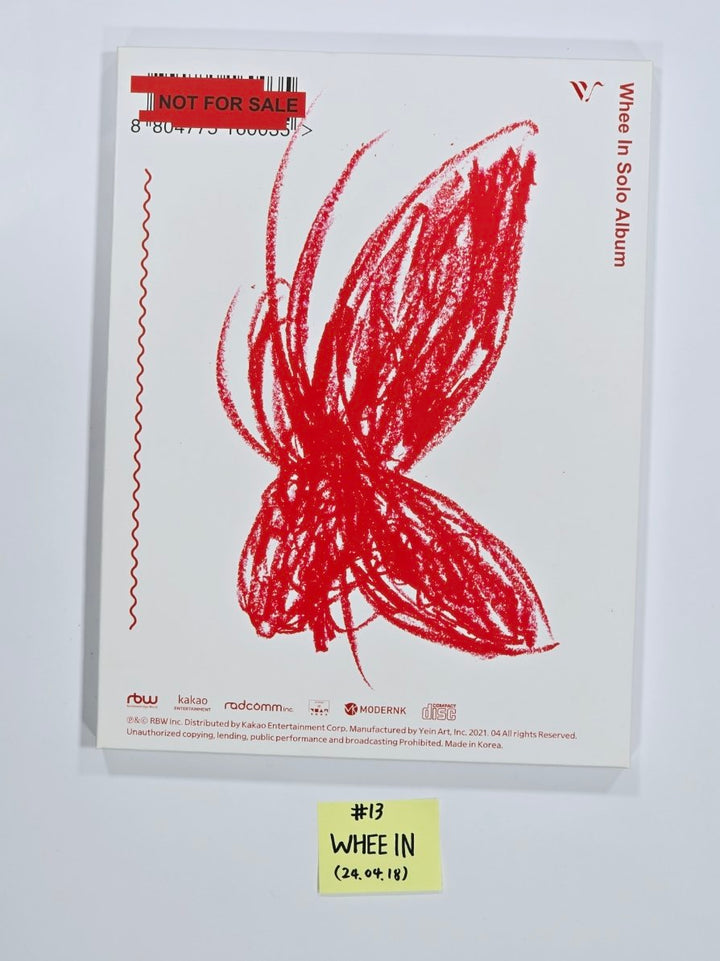 Mamamoo and Solar, Whee In, Hwasa, Moonbyul (of Mamamoo) - Hand Autographed(Signed) Promo Album [24.4.18] - HALLYUSUPERSTORE