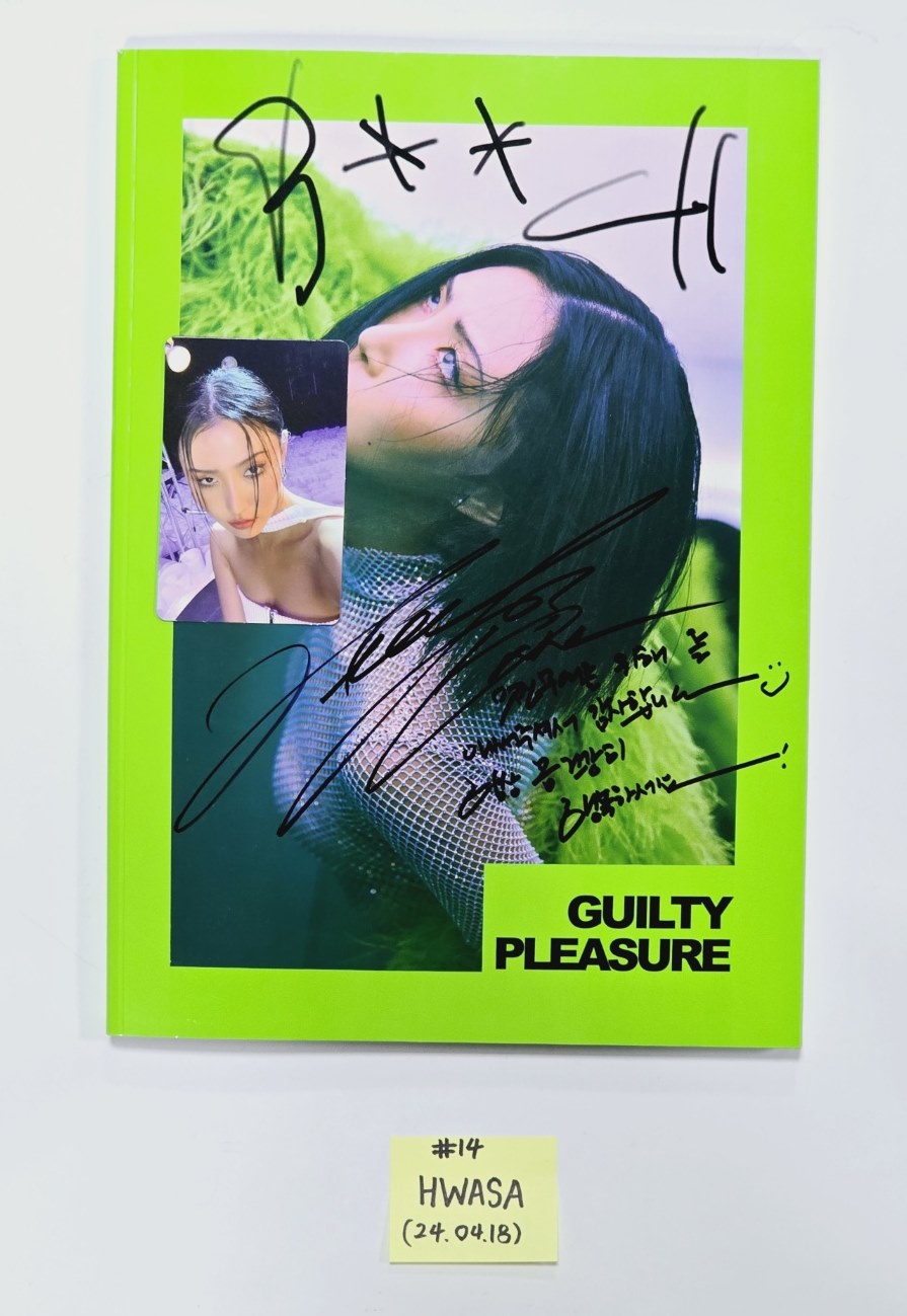 Mamamoo and Solar, Whee In, Hwasa, Moonbyul (of Mamamoo) - Hand Autographed(Signed) Promo Album [24.4.18] - HALLYUSUPERSTORE