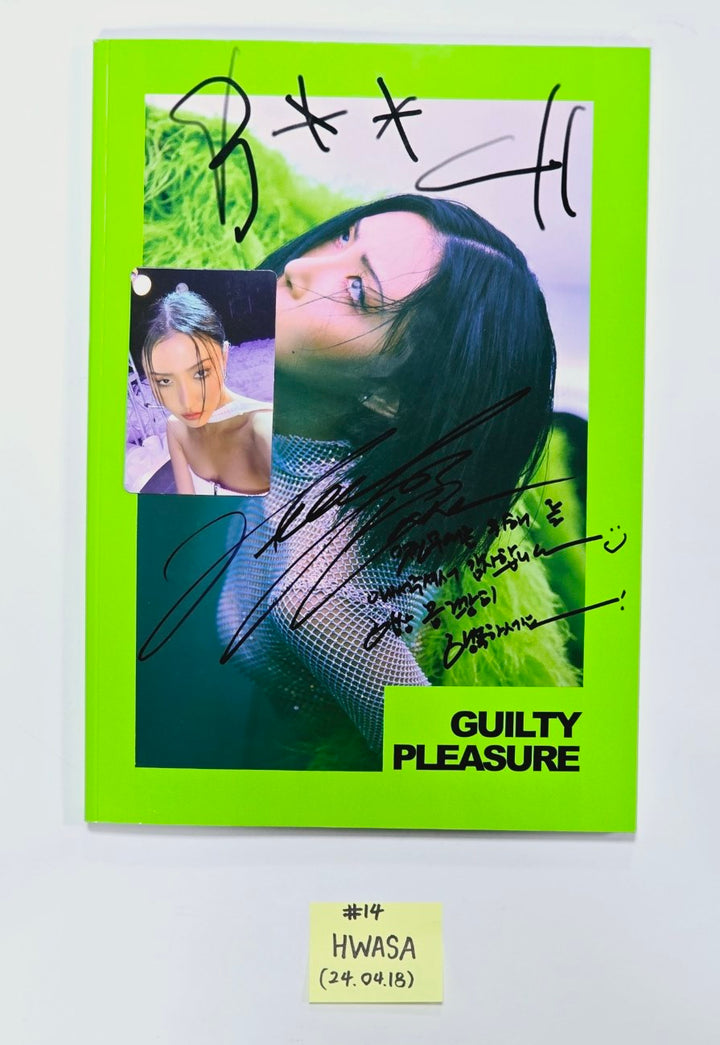 Mamamoo and Solar, Whee In, Hwasa, Moonbyul (of Mamamoo) - Hand Autographed(Signed) Promo Album [24.4.18] - HALLYUSUPERSTORE
