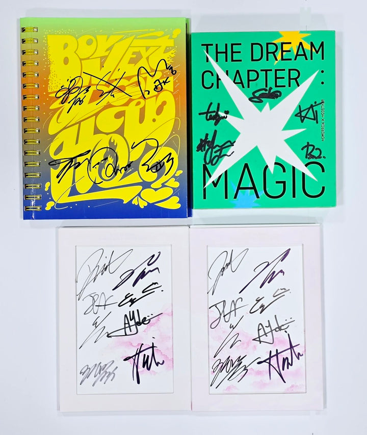 EPEX "소화(韶華)", BOYNEXTDOOR "HOW?", TXT "Magic"  - Hand Autographed(Signed) Promo Album [24.4.19] - HALLYUSUPERSTORE