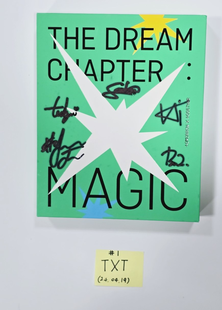 EPEX "소화(韶華)", BOYNEXTDOOR "HOW?", TXT "Magic"  - Hand Autographed(Signed) Promo Album [24.4.19] - HALLYUSUPERSTORE
