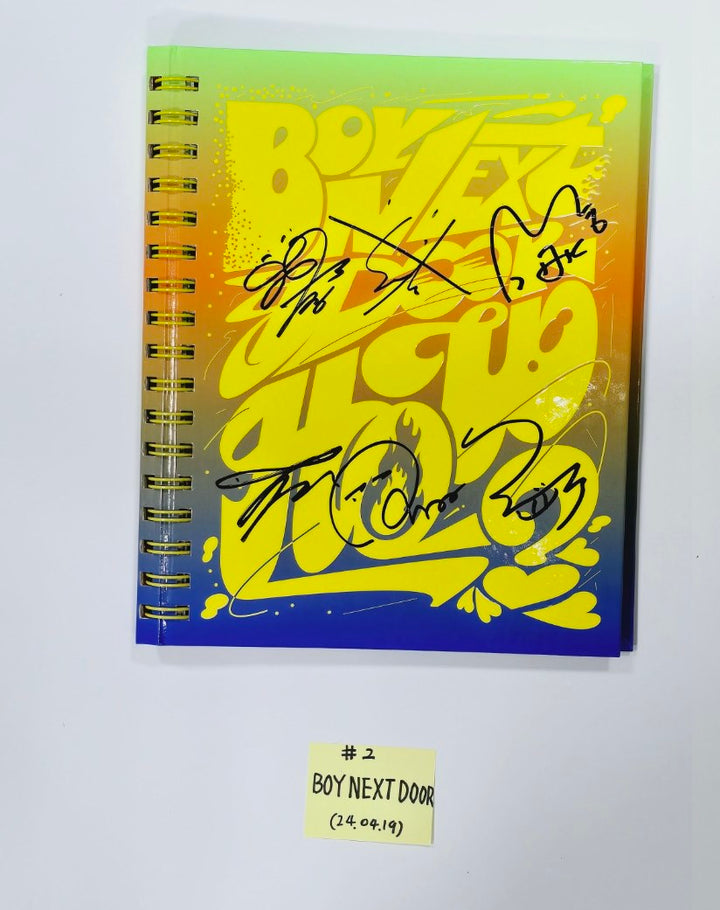 EPEX "소화(韶華)", BOYNEXTDOOR "HOW?", TXT "Magic"  - Hand Autographed(Signed) Promo Album [24.4.19] - HALLYUSUPERSTORE