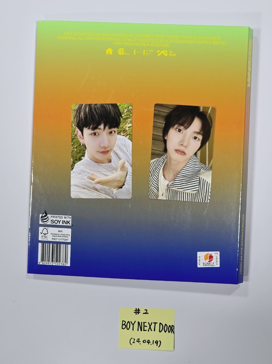 EPEX "소화(韶華)", BOYNEXTDOOR "HOW?", TXT "Magic"  - Hand Autographed(Signed) Promo Album [24.4.19] - HALLYUSUPERSTORE
