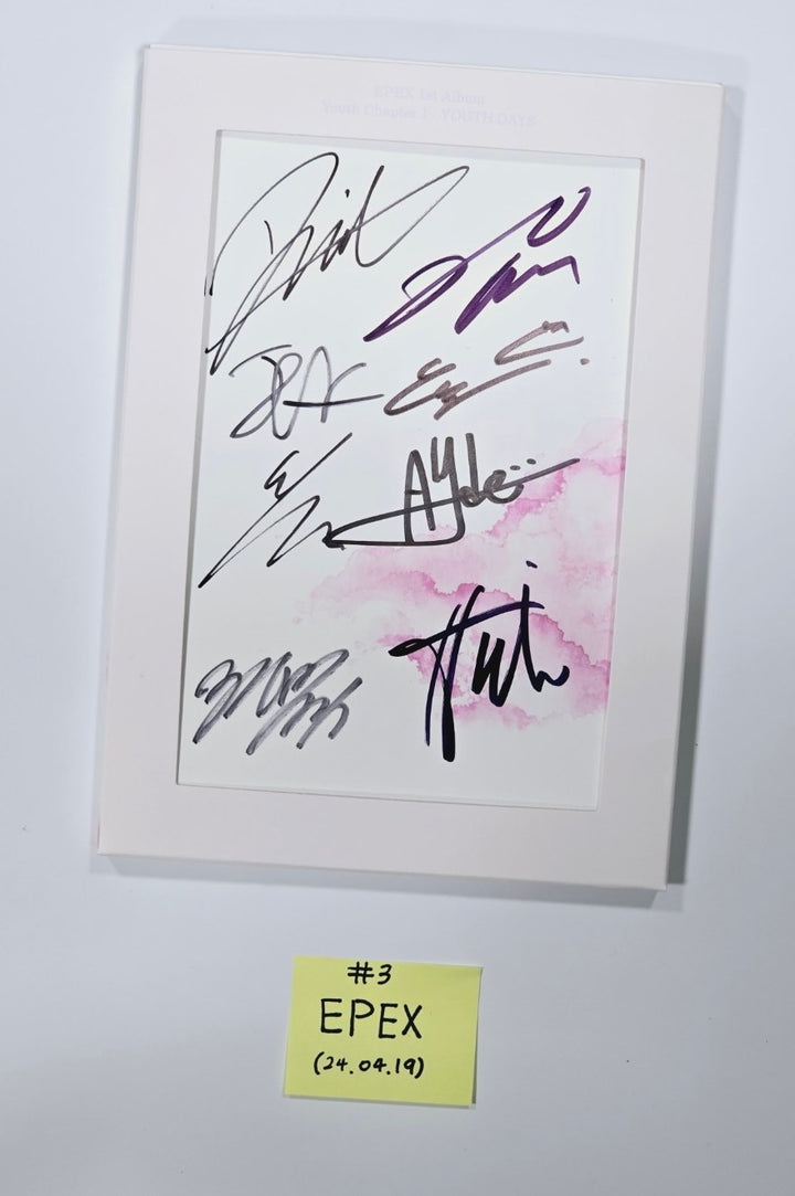 EPEX "소화(韶華)", BOYNEXTDOOR "HOW?", TXT "Magic"  - Hand Autographed(Signed) Promo Album [24.4.19] - HALLYUSUPERSTORE