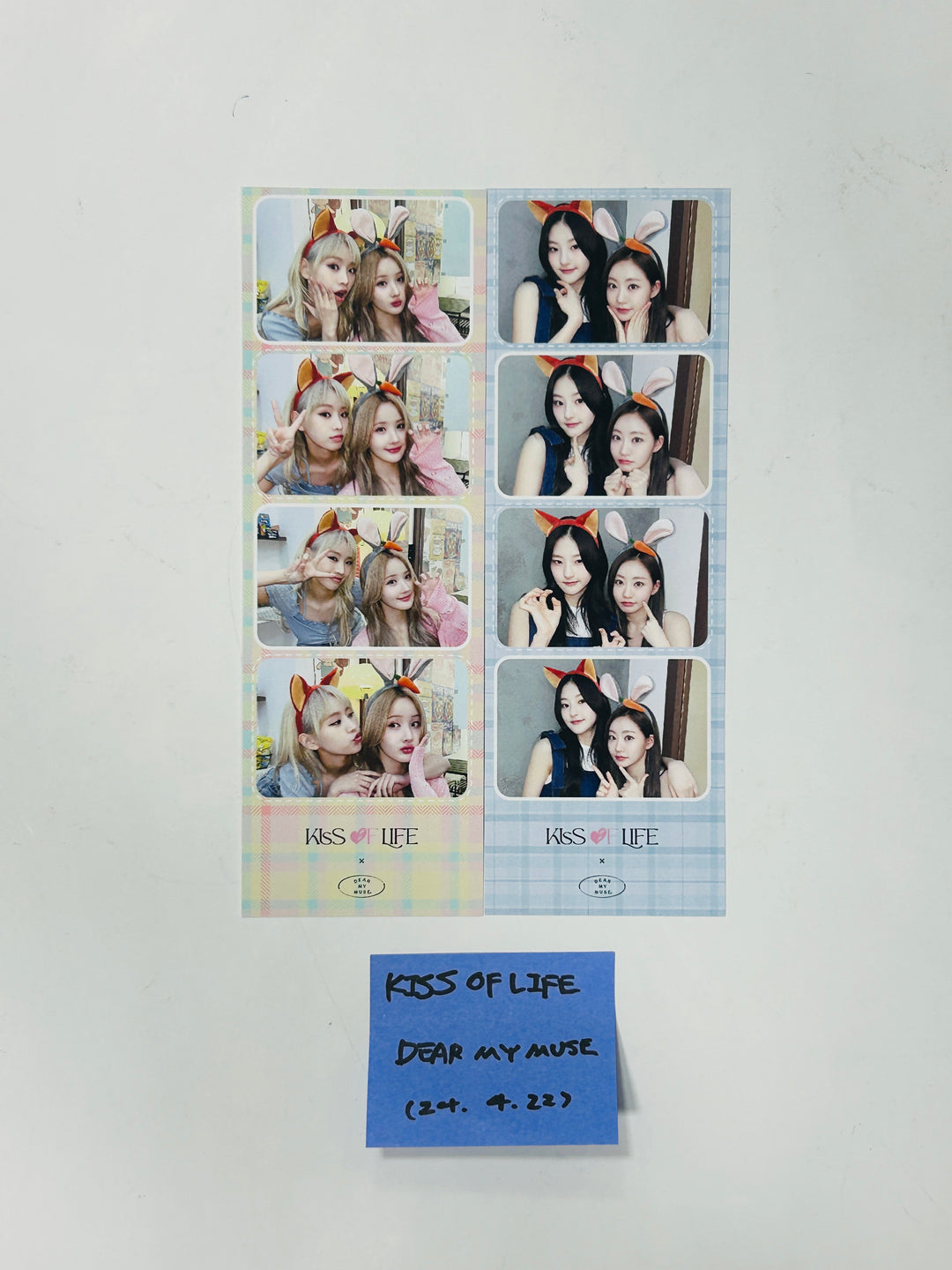 KISS OF LIFE "Midas Touch" - Dear My Muse Fansign Event 4 Cut Photo Set (2EA) [24.4.22] - HALLYUSUPERSTORE