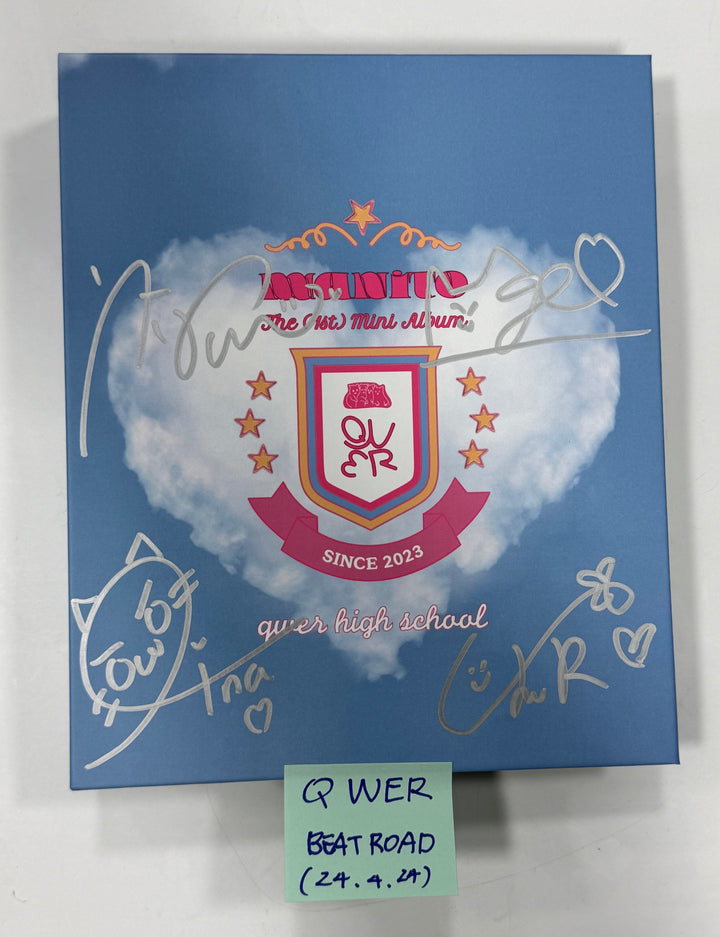 QWER "MANITO" - Hand Autographed(Signed) Binder [24.4.24] - HALLYUSUPERSTORE